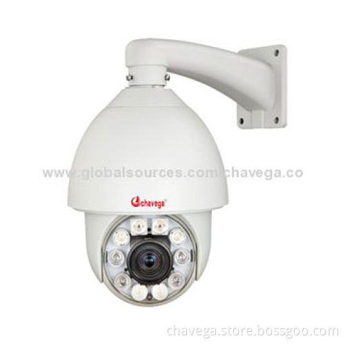 Waterproof 700TVL 27x Auto-tracking PTZ Wireless IP IR Dome Camera with 150m IR Distance